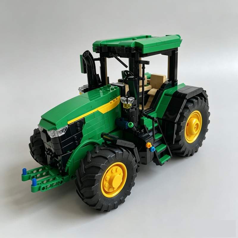 Agriculture Farming Technology - Конструктор 1984 детали: Сельскохозяйственный трактор MOC,