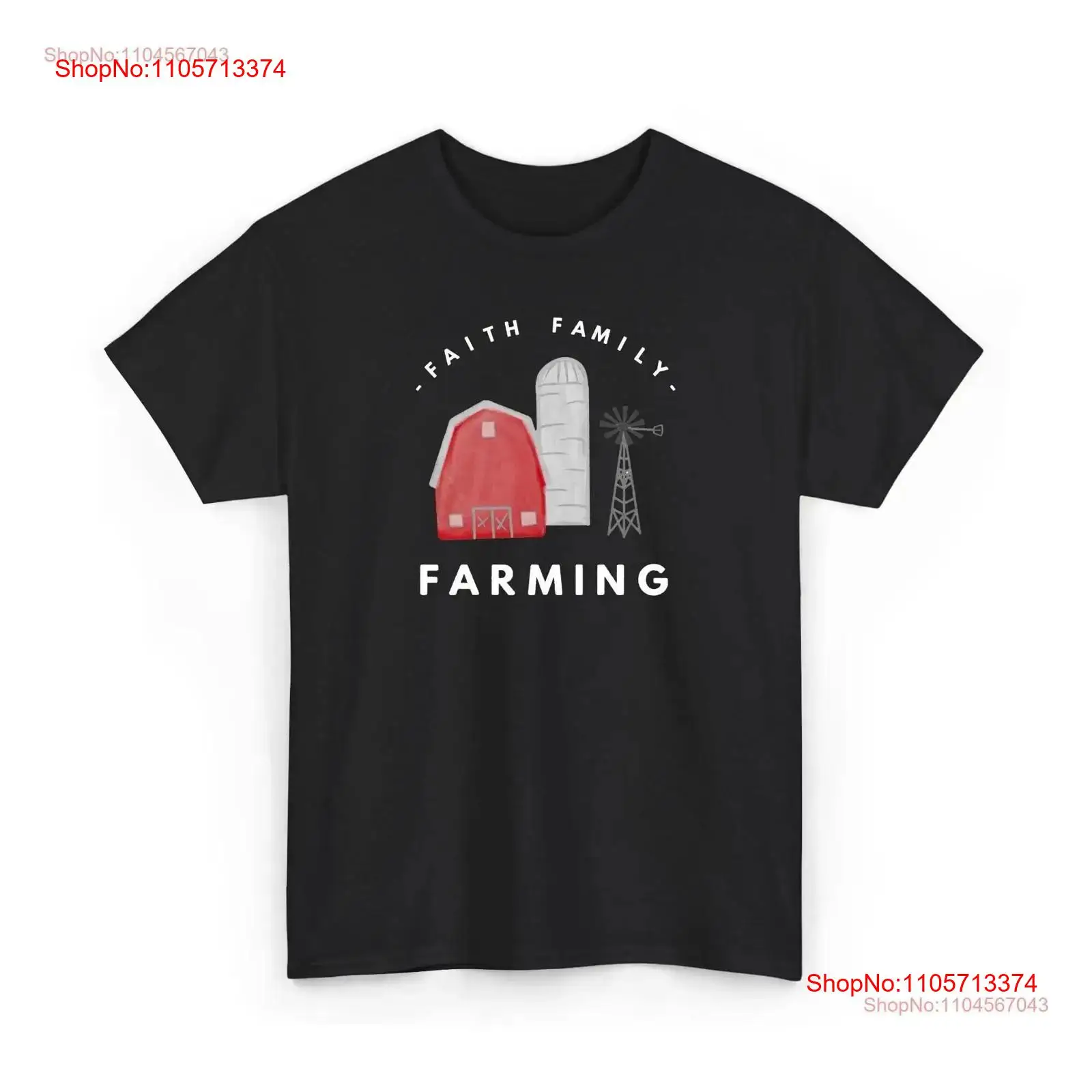 Agriculture Farm House - Футболка Faith Family Farming: Винтажная, с