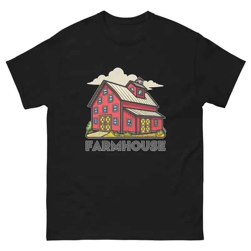 Agriculture Farm House - Футболка с изображением фермерского дома, сельского