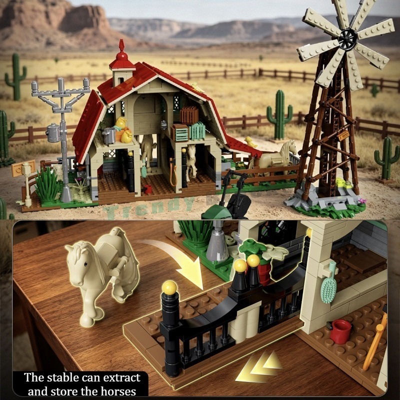 Набор строительных блоков «Зап – обзор и цена Agriculture Farm House